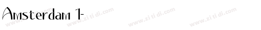 Amsterdam 1字体转换